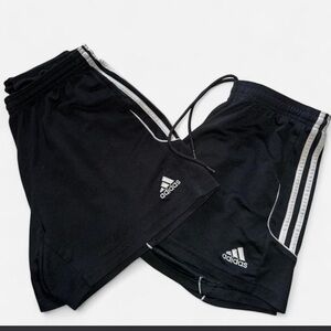 2 Adidas Black Shorts